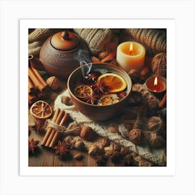 Tea Art 357 Art Print