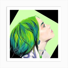 Billie Eilish signed poster Art Print