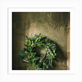 Christmas Wreath 7 Art Print