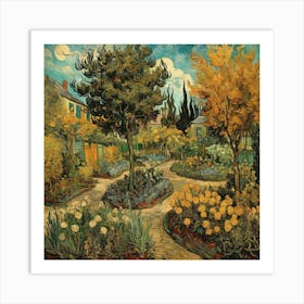 Garden By Vincent Van Gogh Art Print 0 Art Print