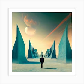 Futuristic Cityscape Art Print