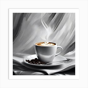 Coffee Painting 4 Art Print