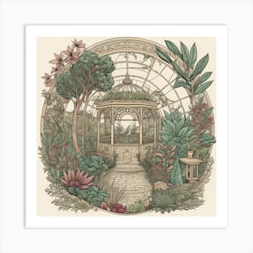 Botanical Garden Tropics 2 Art Print