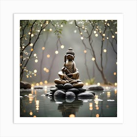 Spa Relax Massage Meditate 4 Art Print