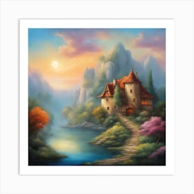 Serene Landscape Art Print