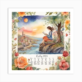 Calendar 2024 Art Print