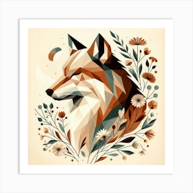 A peaceful fox 2 Art Print