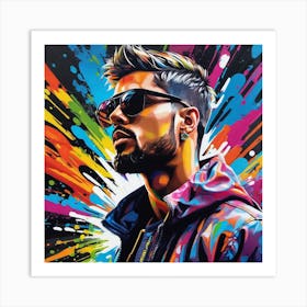 Man In Sunglasses Art Print