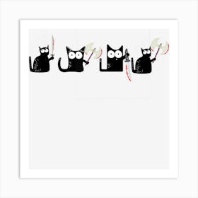 Halloween Better With Cat Men Women Kid Funny Pet Art Print