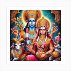 Lord Rama 1 Art Print