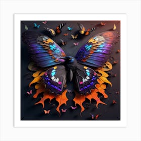 butterfly 1 Art Print