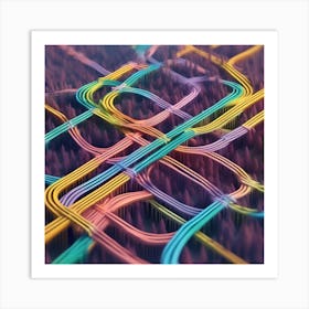 Abstract Road Art Print