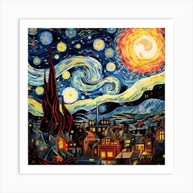 Starry Night Art Print