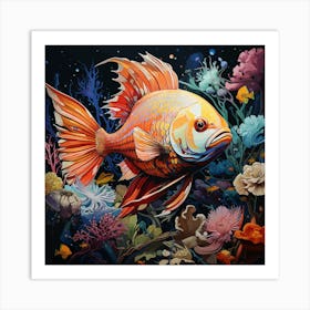 Goldfish 8 Art Print