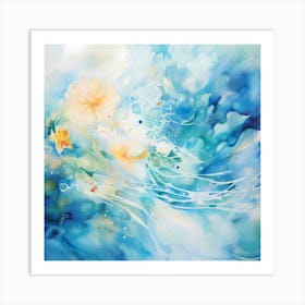 AI Aquatic Euphony Art Print