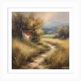 House In The Countryside Art Print