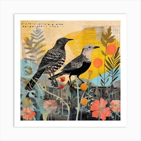 Bird In Nature Cowbird 4 Art Print