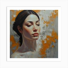 Portrait Of A Woman Art Print