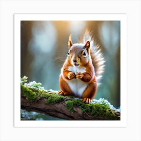 Red Squirrel 15 Art Print