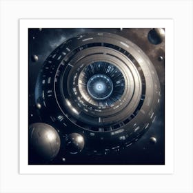 Spaceship 68 Art Print