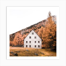 House In The Mountains Art Print