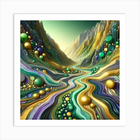 Rainbow River 1 Art Print