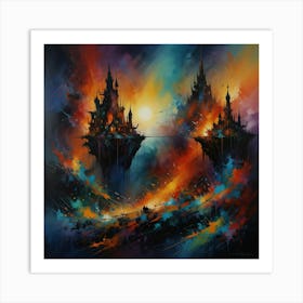 Castle In The Sky 1 Art Print