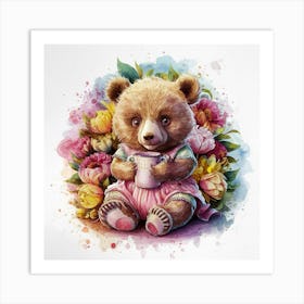 Teddy Bear Art Print