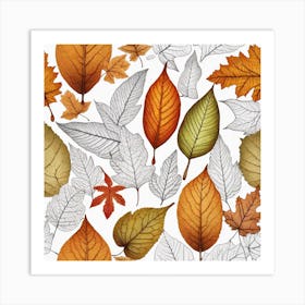 Autumn Leaves 23 Art Print