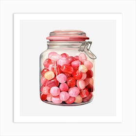 Jar Of Candy 12 Art Print