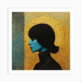 'The Blue Woman' Art Print