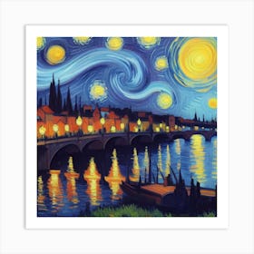 Starry Night 1 Art Print