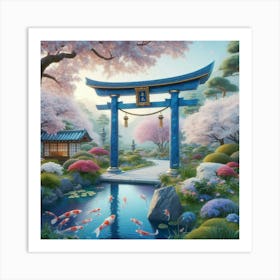 Japanese Garden 15 Art Print