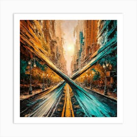 Crossroads Art Print