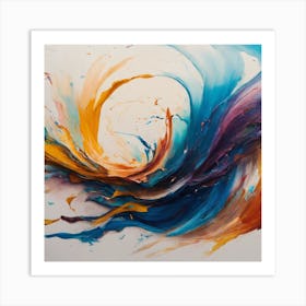 Abstract Painting 4 Art Print