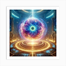 A Vivid Depiction Of The Anchorpoint Core, The Hea Art Print