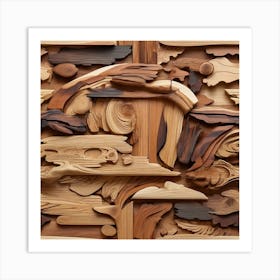 Wood Carvings 2 Art Print