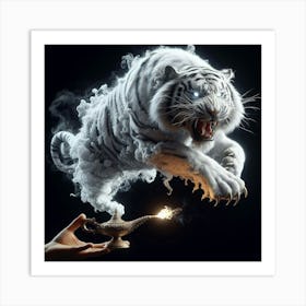 White Tiger 2 Art Print