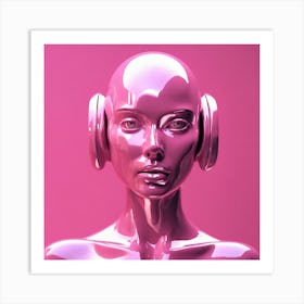 Pink Mannequin 1 Art Print