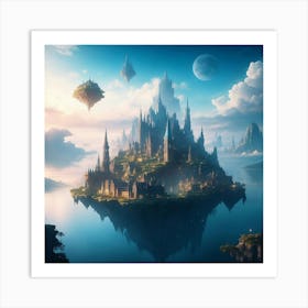 Cities of the Skies Art Print