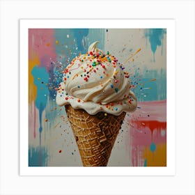 Ice Cream Cone 1 Art Print