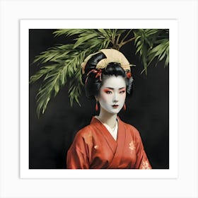 Japan geisha Art Print