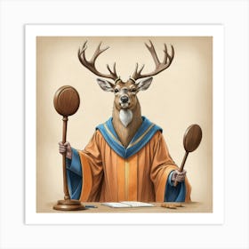 Harry Potter Deer Art Print