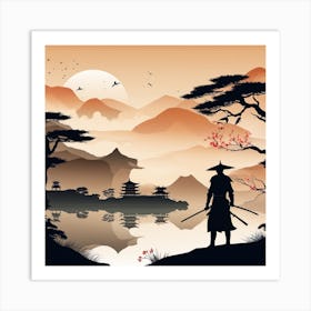 Asian Landscape Art Print