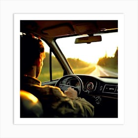 Travel Safety Trajectory Black Movement Observation Vehicle Path Fast Clarity Navigation (6) Art Print