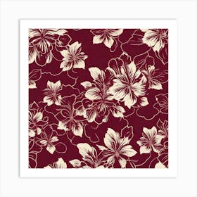 Hawaiian Flowers 2 Art Print