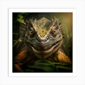 Iguana 3 Art Print