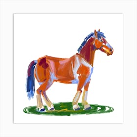 Clydesdale Horse 01 Art Print