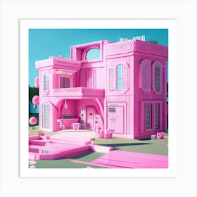 Barbie Dream House (80) Art Print