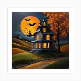 Haunted House 4 Art Print